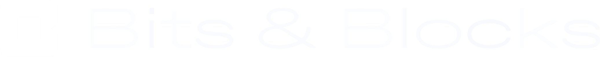 Logo lockup on brand blue